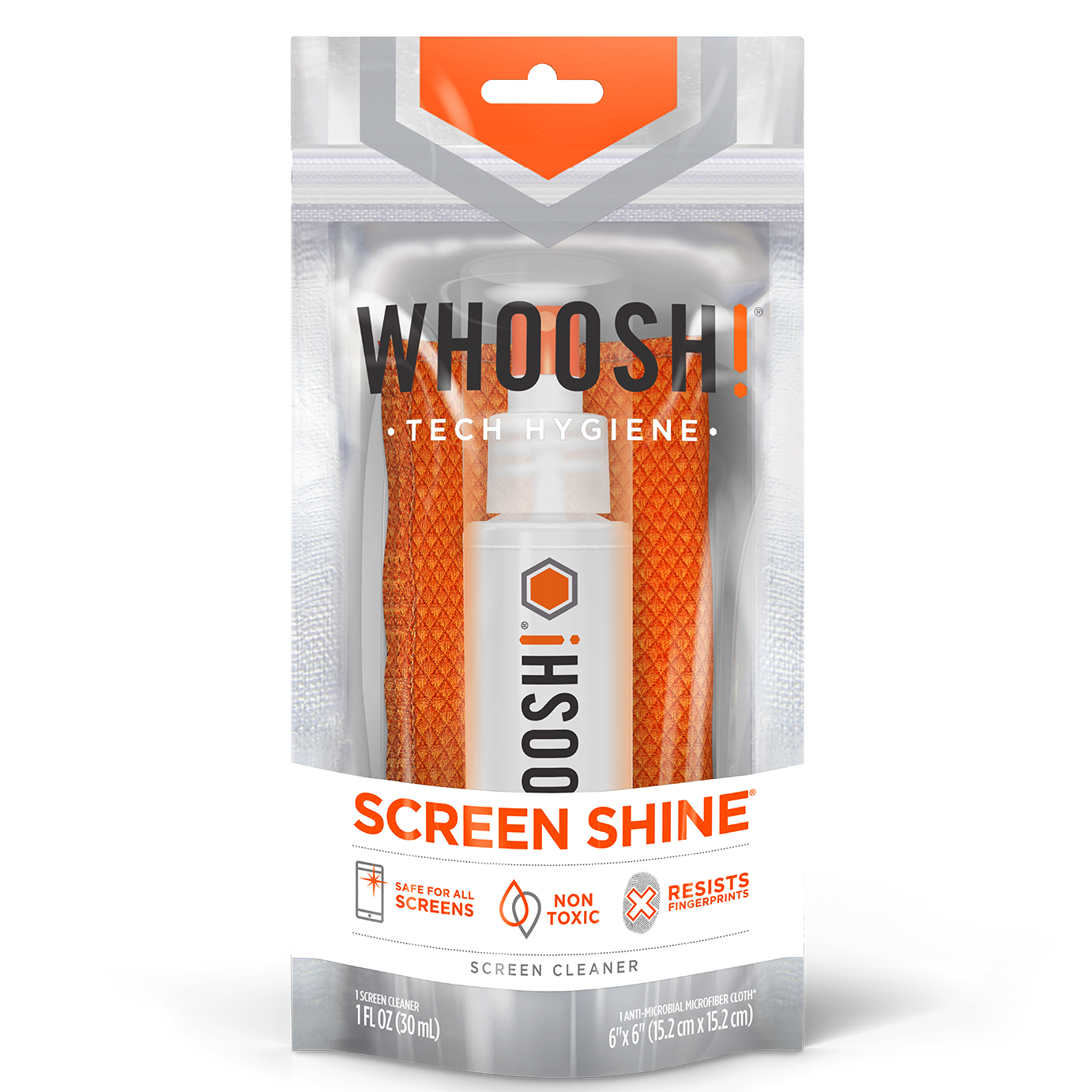 Zestaw do czyszczenia ekranu Woosh! tech Hygiene Screen Shine.